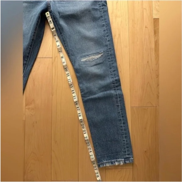 Like-New- Levi's Premium 501 Skinny Stretch Jeans Jive Hushed (25/28) - Picture 9 of 11